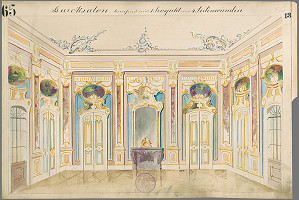 Gustáv Wintersteiner – Návrh na scénu Barokový salón 