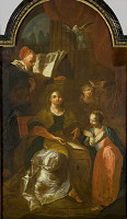 Andrej Zallinger – Svätá Anna vyučuje Pannu Máriu 