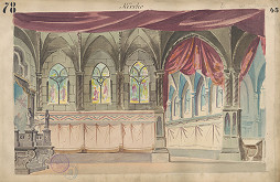 Gustáv Wintersteiner – Návrh na scénu 'Kostol' 