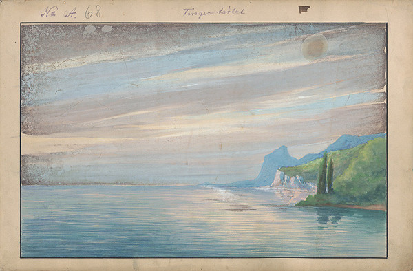 Gustáv Wintersteiner – Návrh na scénu 'Prímorská krajina' 