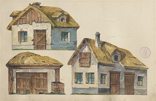 Gustáv Wintersteiner – Detailné návrhy na scénu 