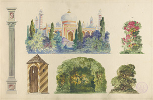 Gustáv Wintersteiner – Detailné návrhy na scénu 