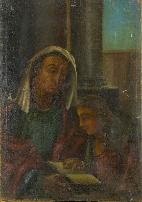 Slovenský maliar z konca 18. storočia – Svätá Anna vyučuje Pannu Máriu