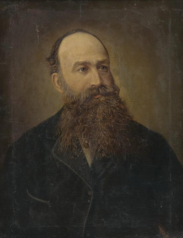 Stredoeurópsky autor z 19. storočia – Portrét muža s bradou 