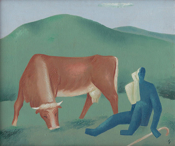 Mikuláš Galanda – Pastier s kravami
