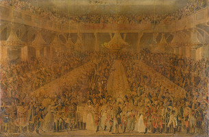 Eduard Gurk – Korunovačný banket po korunovácii Ferdinanda V. 