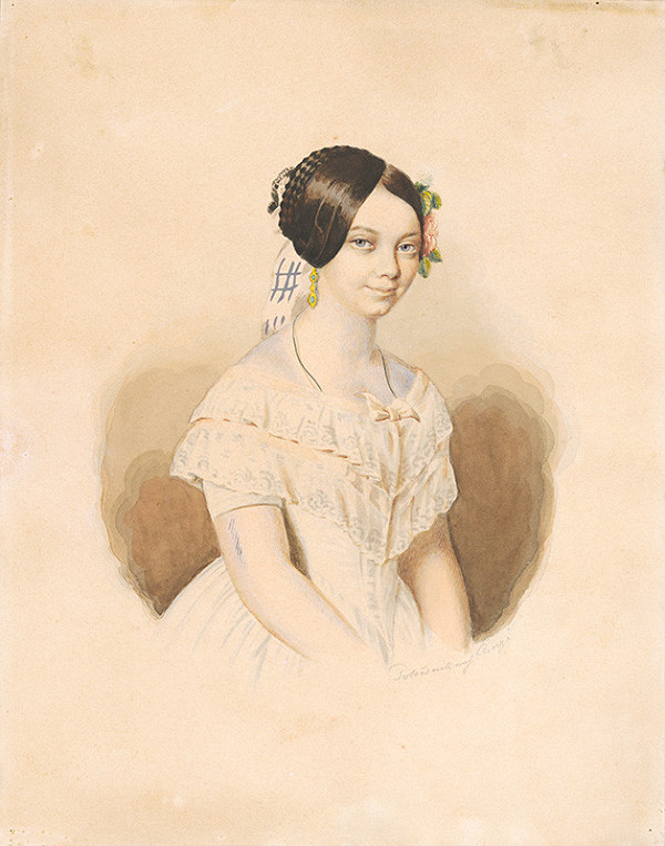 Potocsnik, Ágost Elek Cánzi – Portrét Antónie Entreszovej 