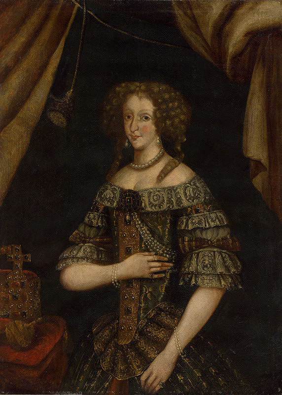 Stredoeurópsky maliar zo začiatku 18. storočia – Portrét cisárovnej Eleonóry Magdalény Terézie von Pfalz-Neuburg