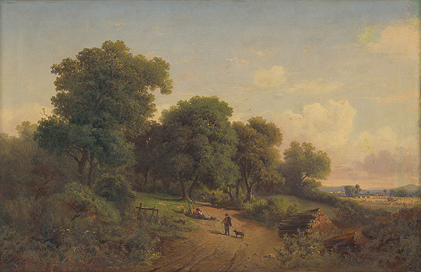 Stredoeurópsky autor z 2. polovice 19. storočia – Krajina pri Lamači 