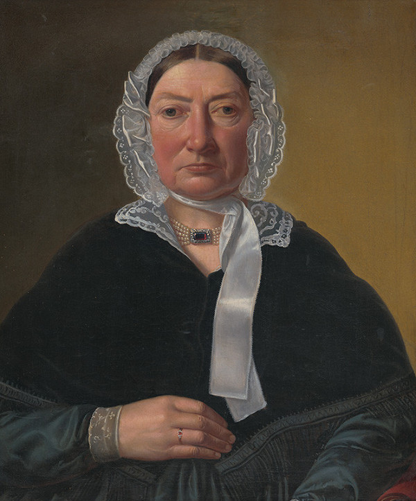 Ludwig Beyfuss – Portrét ženy v bielom čepci