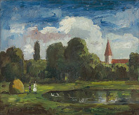 Béla Iványi-Grünwald – Krajina s jazerom 