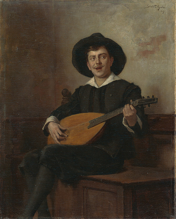 Július Štetka – Muž s mandolínou 