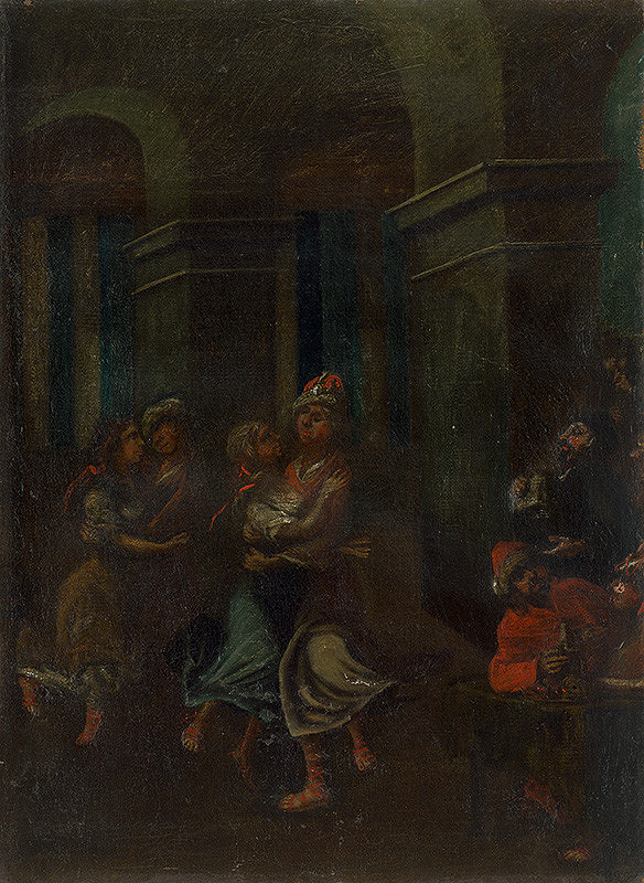 Stredoeurópsky maliar z 18. storočia – Márnotratný syn - prehýrenie majetku 