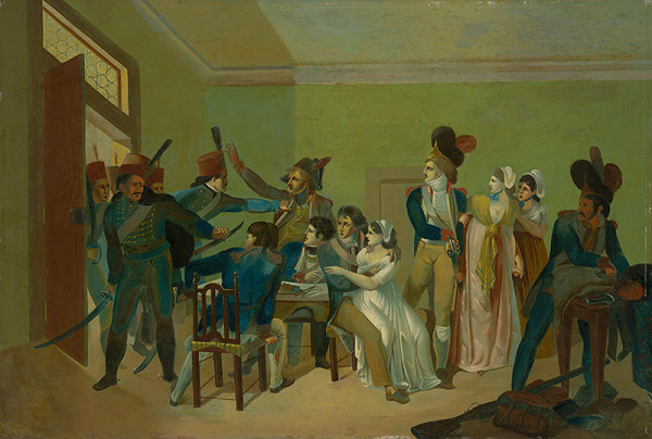 Stredoeurópsky autor z 1. polovice 19. storočia – Prepadnutie kuruckými vojakmi 