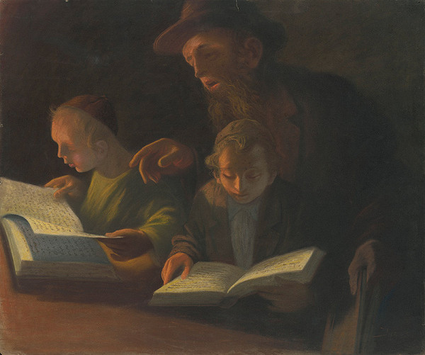 Neznámy autor – V židovskej škole 