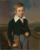 Carl Teibler – Portrét chlapca s knihou 