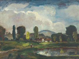 Béla Iványi-Grünwald – Pri jazere 