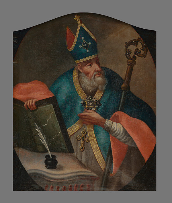 Slovenský maliar z prelomu 19. - 20. storočia – Svätý Ambróz