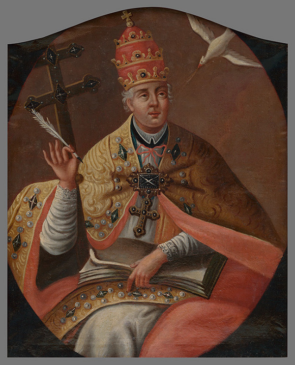 Slovenský maliar z prelomu 18. - 19. storočia – Pápež Gregor Veľký 