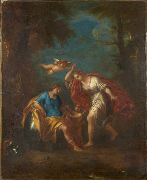 Neznámy autor – Mytologická scéna 