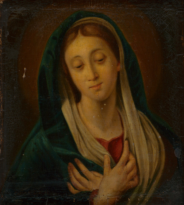 Stredoeurópsky maliar z 1. polovice 19. storočia – Panna Mária