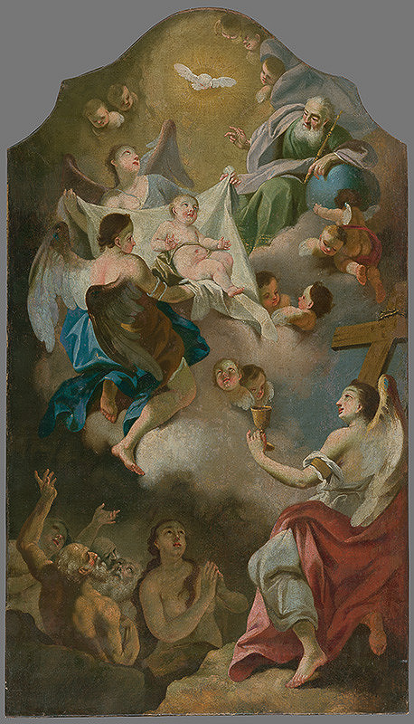 Stredoeurópsky maliar z 1. polovice 18. storočia – Alegória Ježiša - dieťaťa - ako budúceho Vykupiteľa