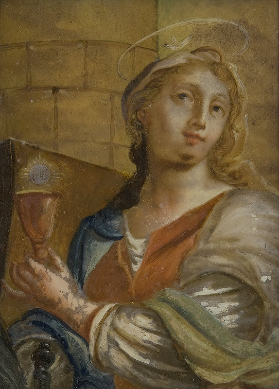 Stredoeurópsky maliar zo začiatku 18. storočia – Svätá Barbora