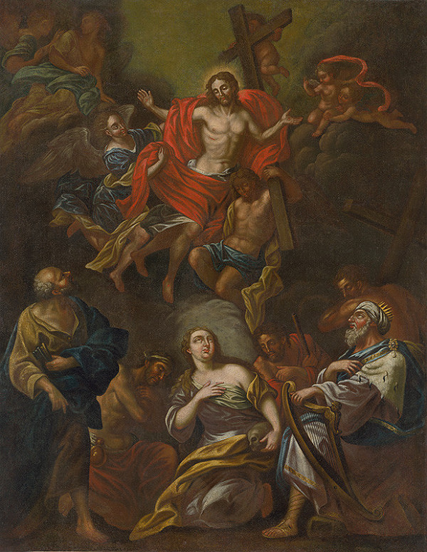 Stredoeurópsky maliar z konca 18. storočia – Nanebovstúpenie Krista