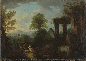 Jan Frans van Bloemen, Maximilian Joseph Schinnagl – Krajina s antickými ruinami II. 