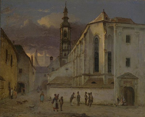 Bratislavský maliar z 3. tretiny 19. storočia – Klariský kostol v Bratislave