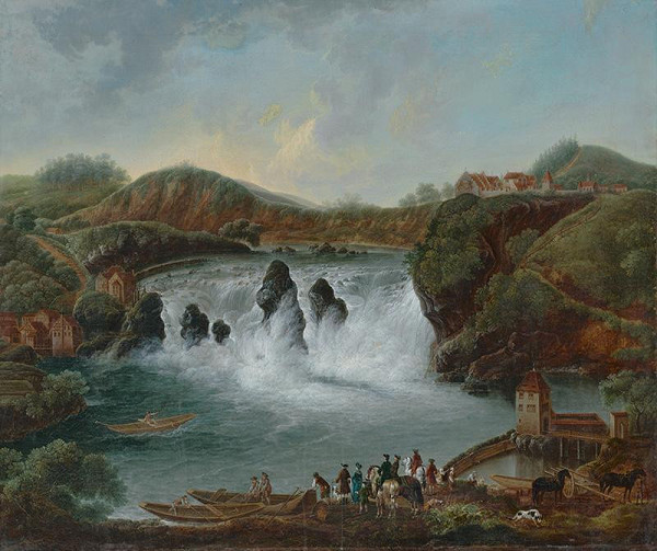 Johann Jakob Schalch – Vodopád pri Schaffhausene