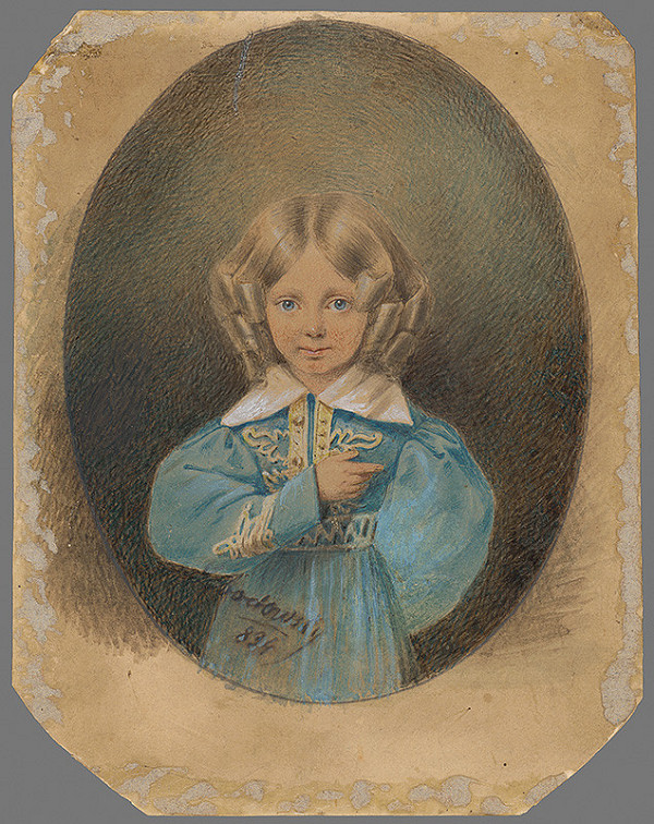 Stredoeurópsky autor z 19. storočia – Detský portrét grófa Ernsta Grundemann von Falkenberg