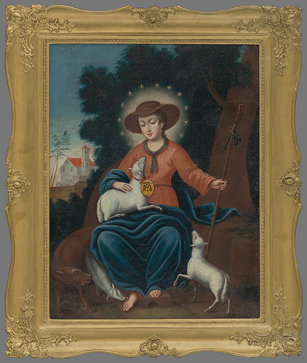 Stredoeurópsky autor z konca 18. storočia – Panna Mária ako  dobrá pastierka