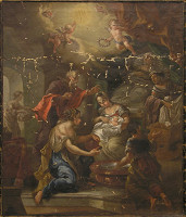 Rakúsky maliar z 18. storočia, Felix Ivo Leicher – Narodenie Panny Márie 