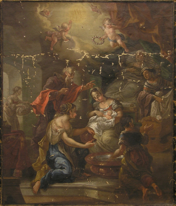 Rakúsky maliar z 18. storočia, Felix Ivo Leicher – Narodenie Panny Márie