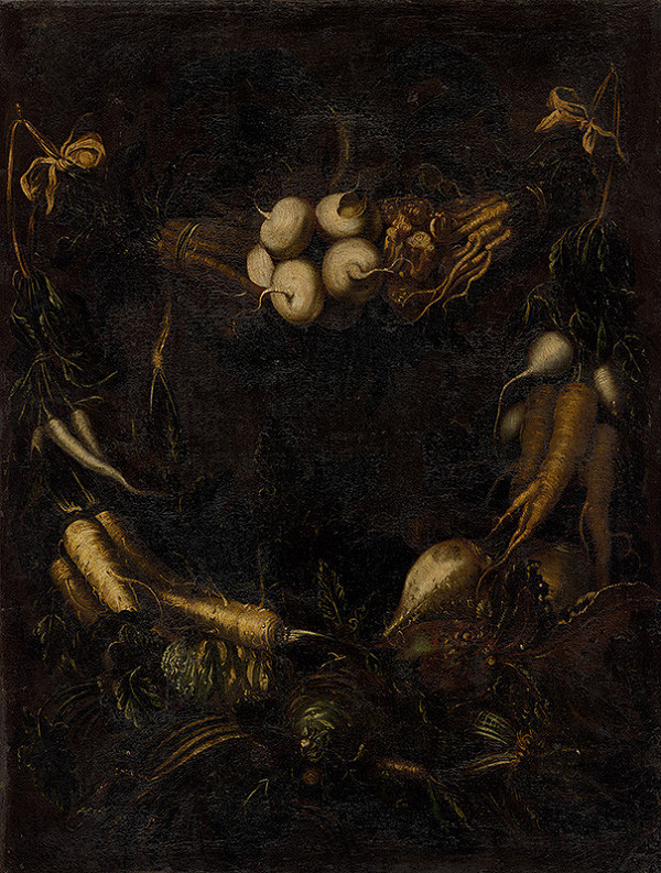 Neapolský maliar z prelomu 17. - 18. storočia – Zátišie so zeleninou 