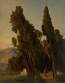 Carl Maria Nicolaus Hummel – Krajina s topoľmi 