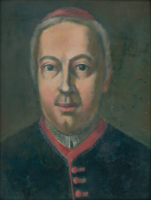 Július Schubert – Portrét bratislavského prepošta Karola Mikuláša Dujardina 