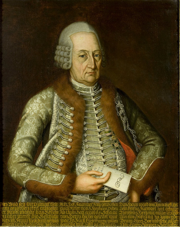 Stredoeurópsky maliar z 2. polovice 18. storočia – Portrét Franza Töröka - dvorného a komorného radcu