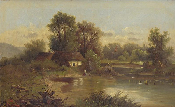 P.F Leroy – Krajina s rybníkom