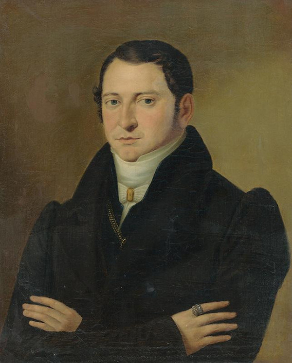 Rakúsky maliar z 1. tretiny 19. storočia – Portrét Michaela Schönbauera