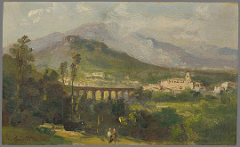 Consalvo Carelli – Kostol sv. Františka v Cave 