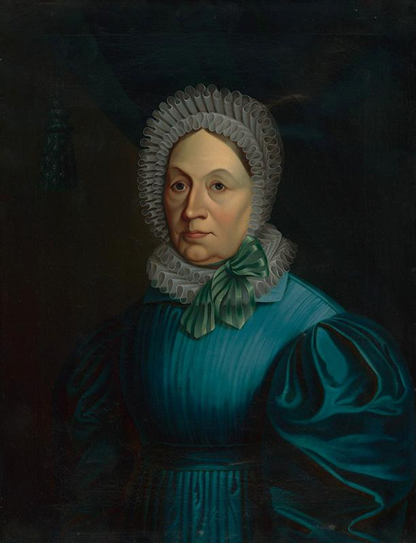 Slovenský maliar z 1. polovice 19. storočia – Portrét Márie Anny Lebzelternovej rod. von Unrein 