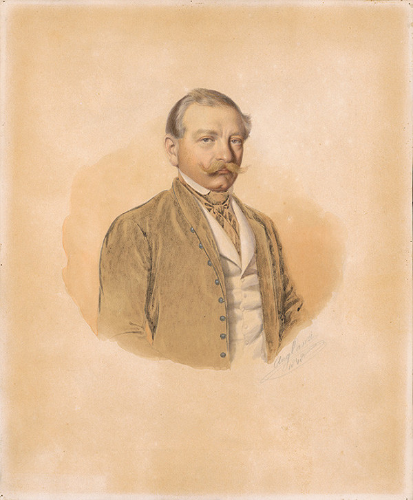 Ágost Elek Cánzi – Portrét Štefana Entresza 