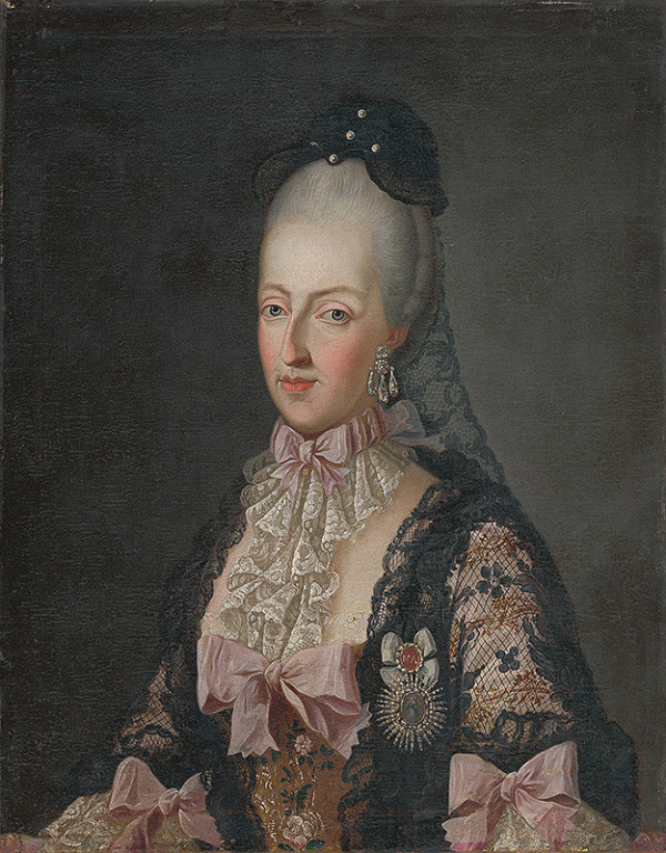 Rakúsky maliar z 2. polovice 18. storočia – Portrét arcivojodkyne Márie Anny