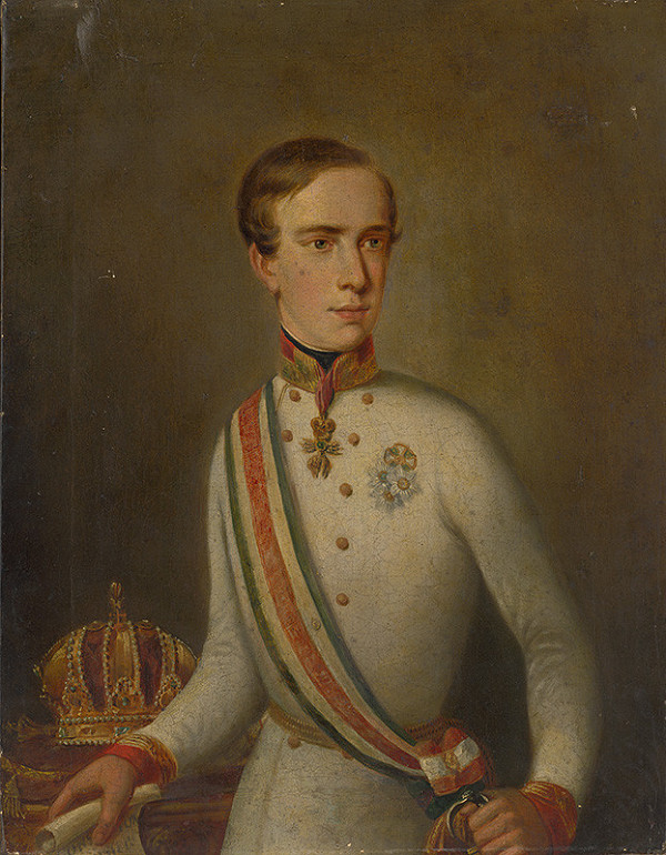 Stredoeurópsky maliar z 1. polovice 19. storočia, Anton Einsle – Portrét cisára  Františka Jozefa I.