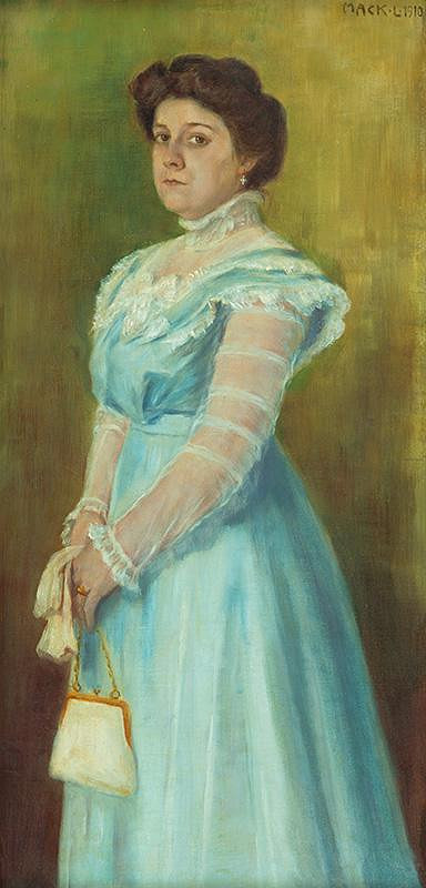 Ľudovít Mack – Portrét manželky Rudolfa Grúbera