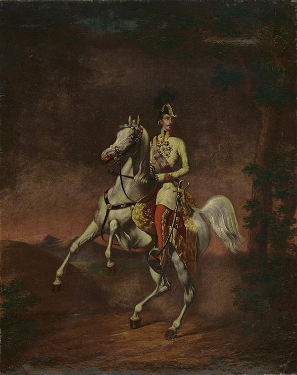 Leo König, Carl Heitzmann – Jazdecký portrét Františka Jozefa I.  