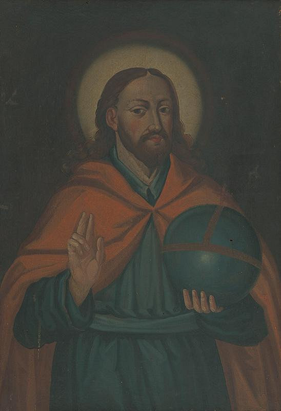 Stredoeurópsky maliar z 2. polovice 18. storočia – Salvator Mundi 