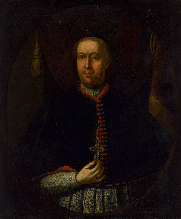 Stredoeurópsky maliar z 1. polovice 18. storočia – Portrét biskupa Žigmunda grófa Berényiho 